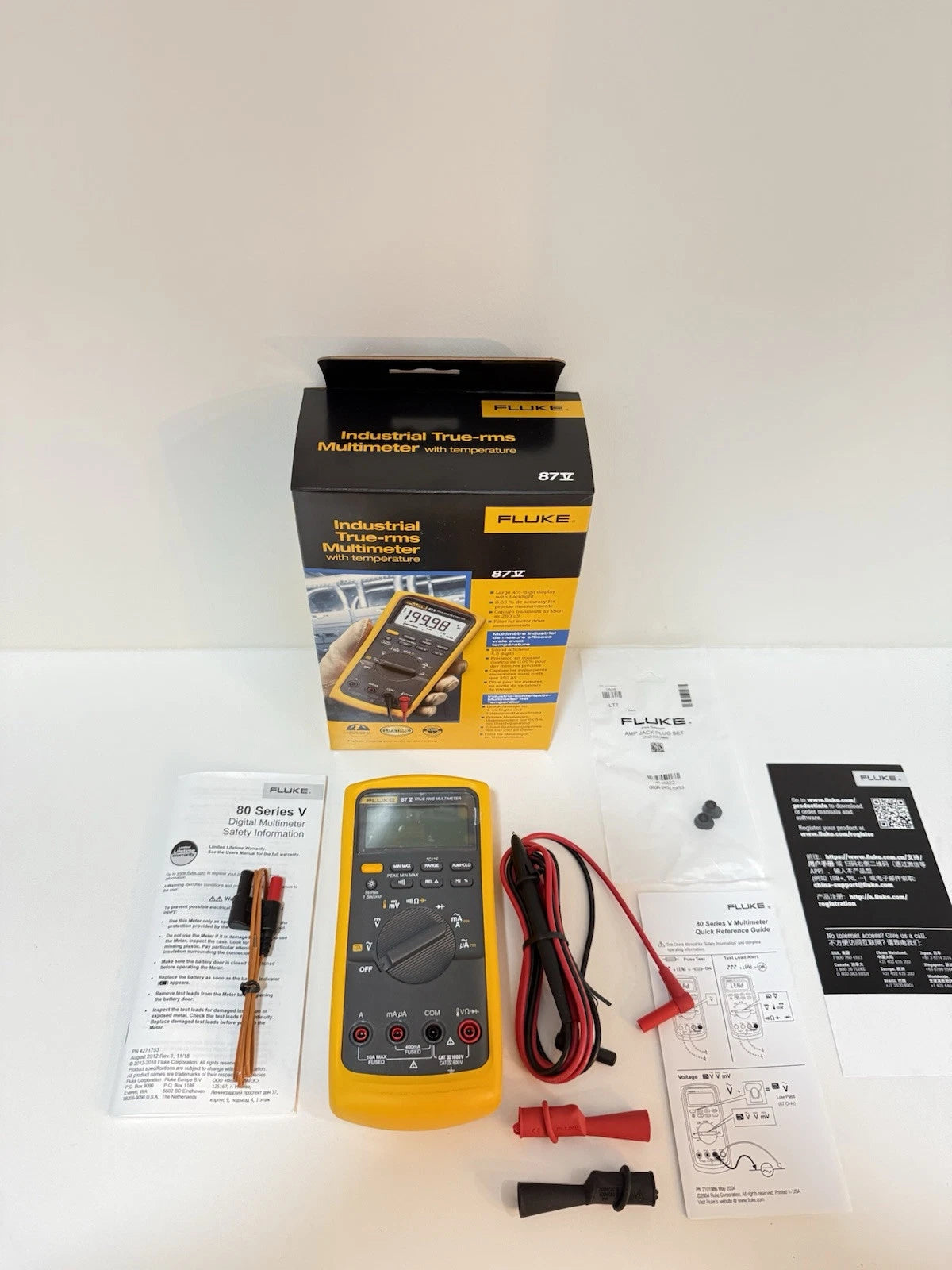 Fluke 87-V Industrial True RMS Digital Multimeter (MFG 2024)