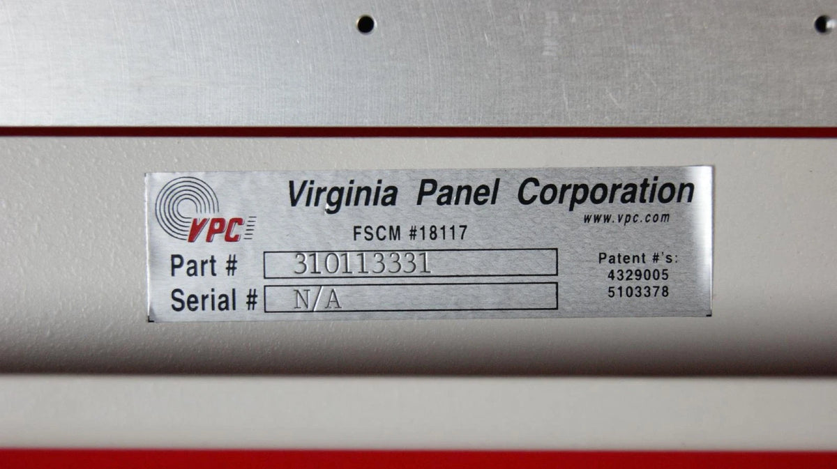 Virginia Panel 310120102 2005 Receiver G18 18 Module with Flush Hangers