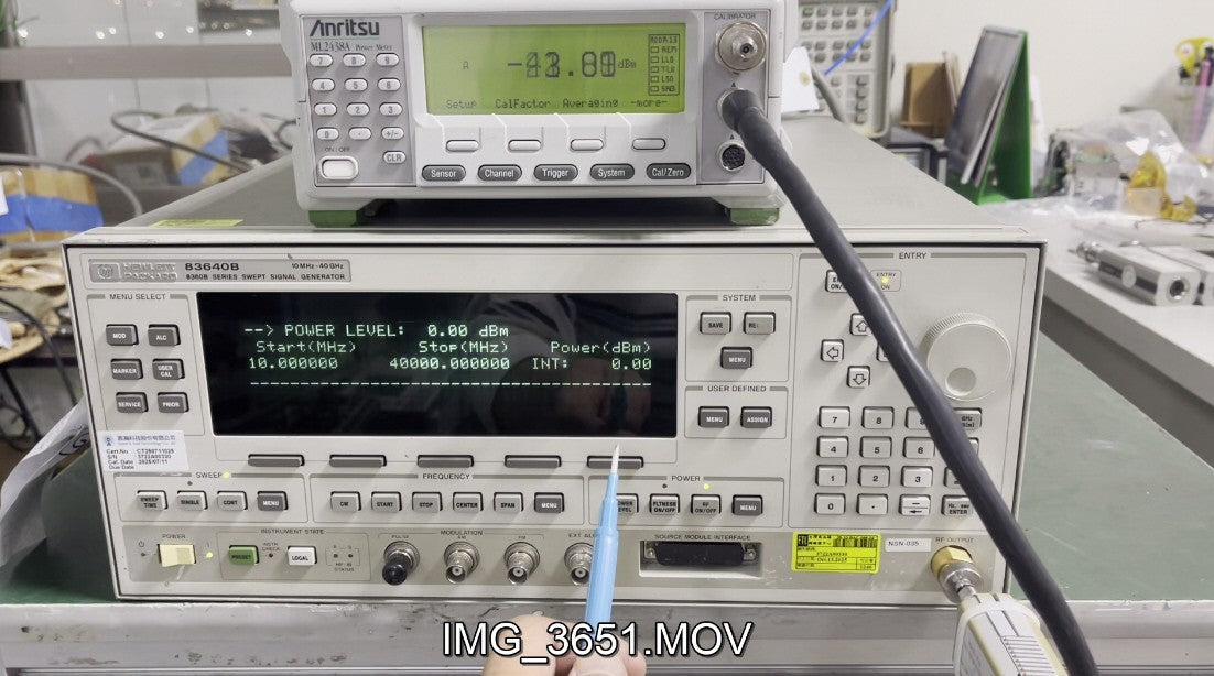 HP Agilent 83640B 10MHz-40GHz Synthesized Sweep Signal Generator _330_AS-IS - XG eqpt