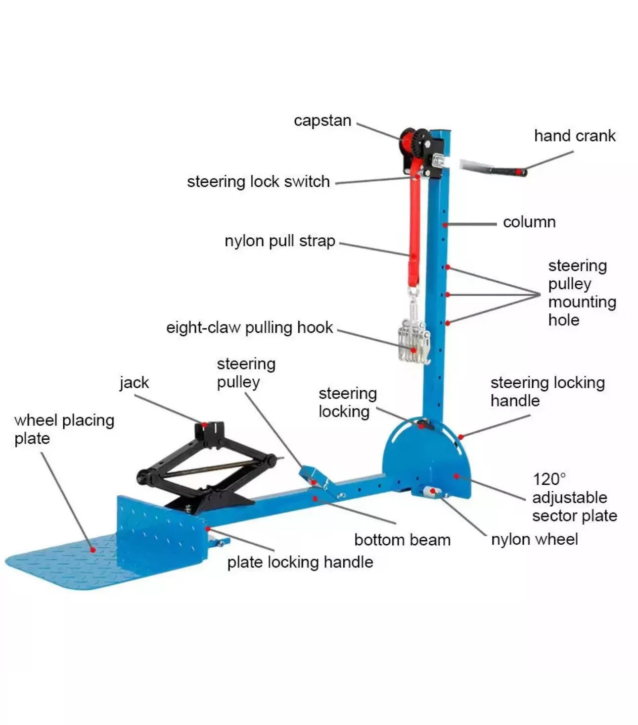 2023 OLYM Car Repair Dent Puller 600kg Car Body Tools