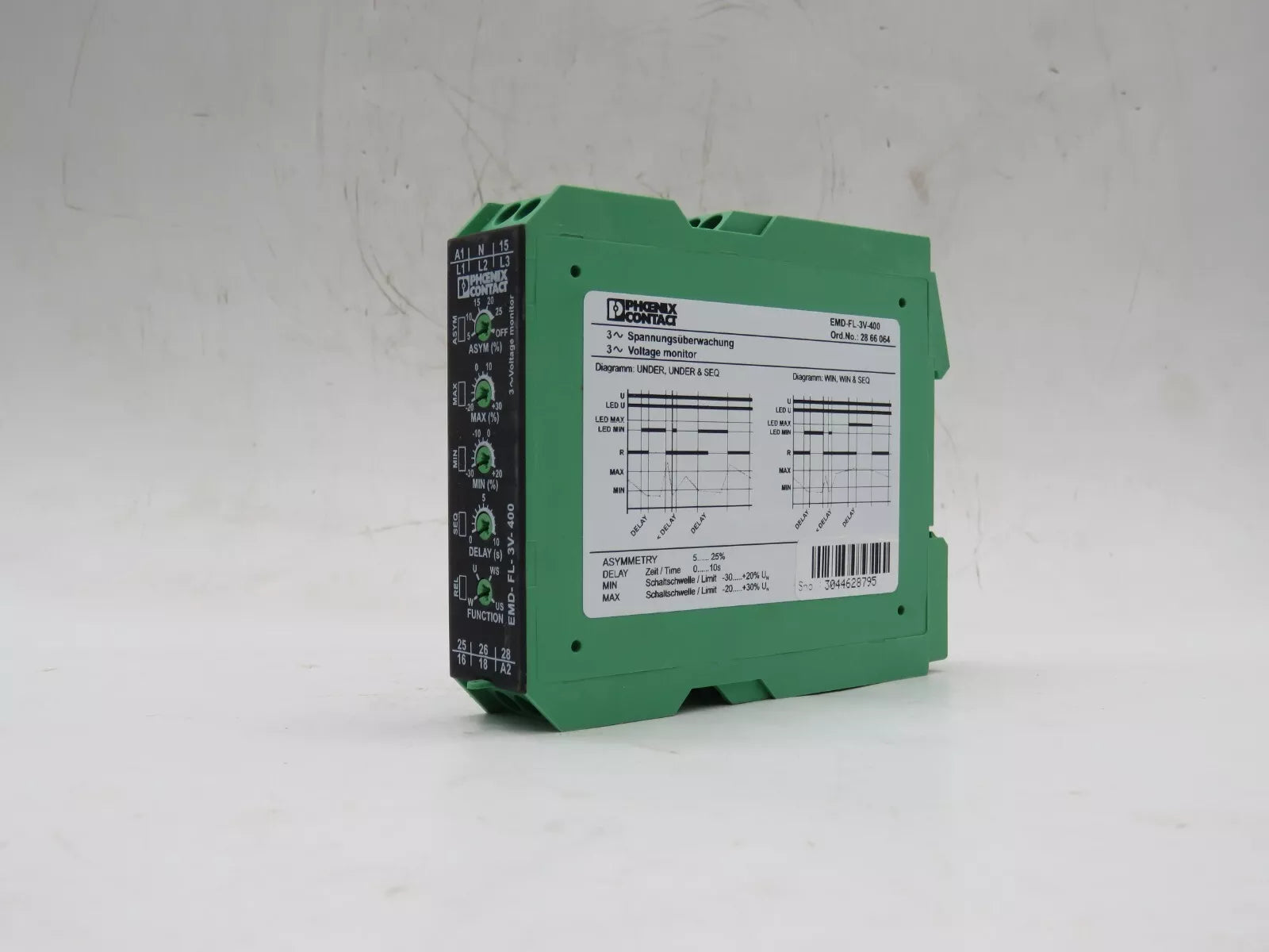 Phoenix Contact EMD-FL-3V-400 Monitoring Relay Voltage Monitor 2866064