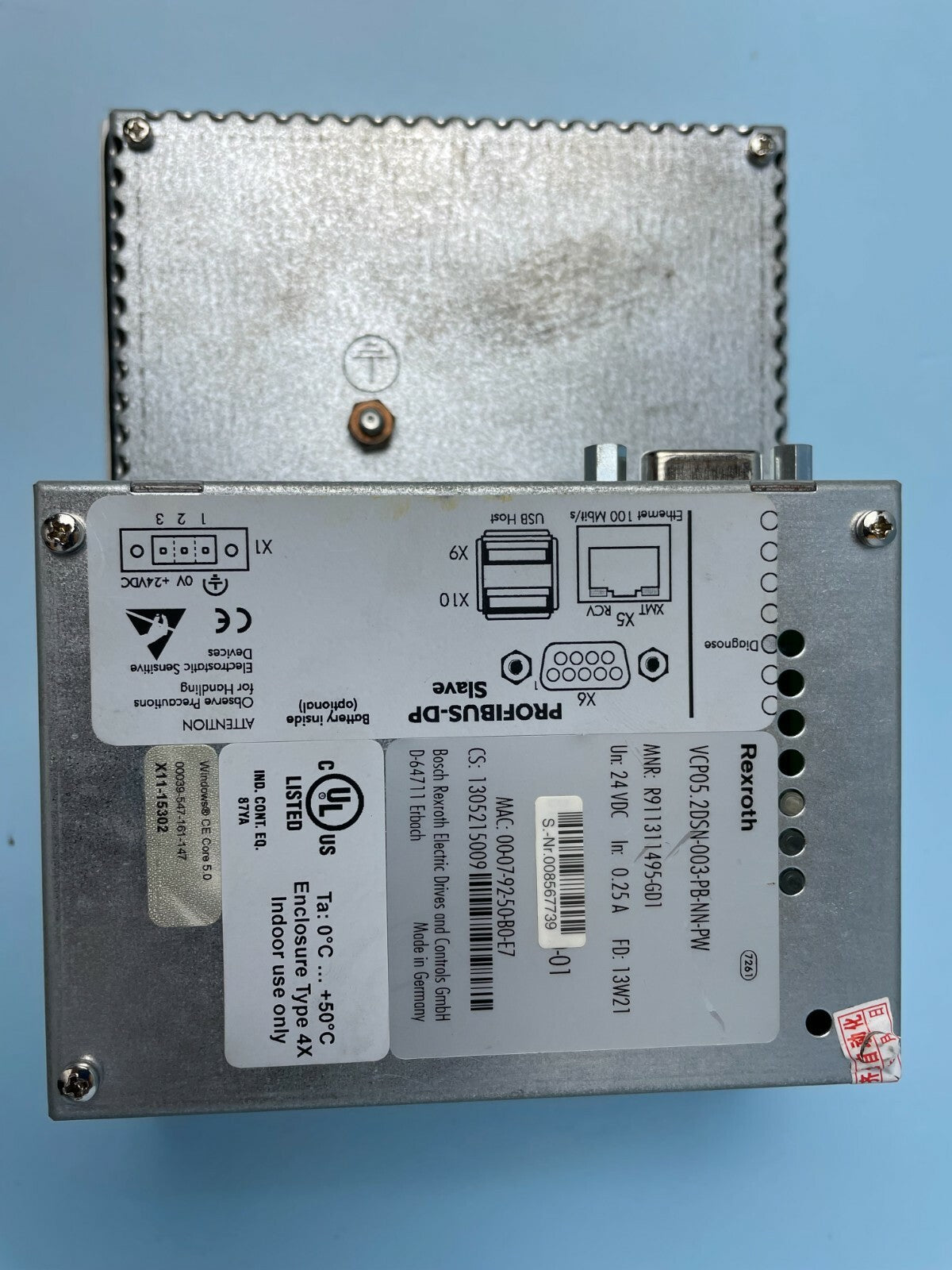 Rexroth VCP05.2DSN-003 PB-NN-PW Control Module