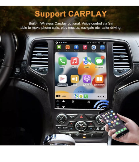Android Stereo Receiver Video Player For Jeep Grand Cherokee 2014-2017 Car Radio