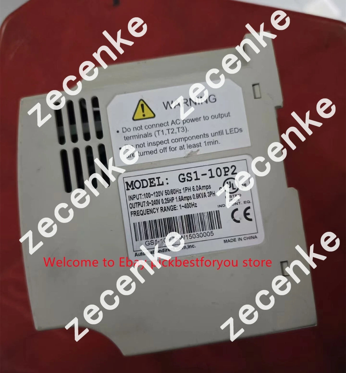 1PC Used GS1-10P2 (DHL or FedEx) #U9478D YG