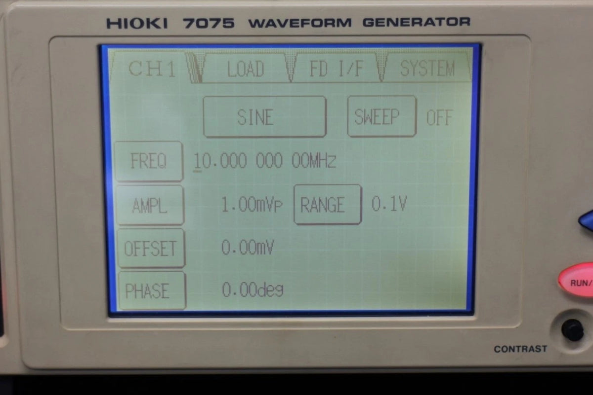 Hioki 7075-01 10MHz 2ch Waveform Generator