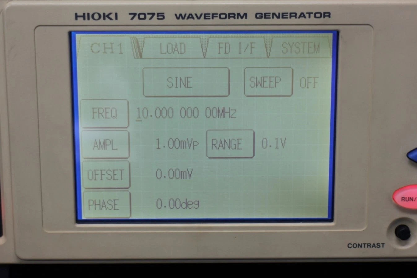 Hioki 7075-01 10MHz 2ch Waveform Generator