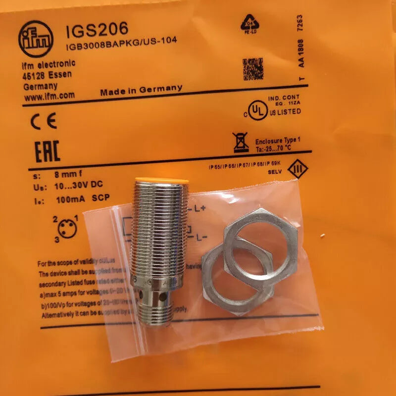 IFM IGS206 Proximity Switch Sensor for Industrial Use