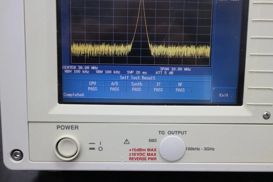 ADVANTEST R3132 9KHz-3GHz Spectrum Analyzer