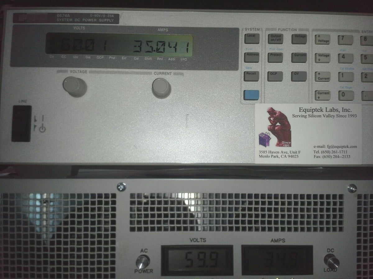HP 6674A Power Supply