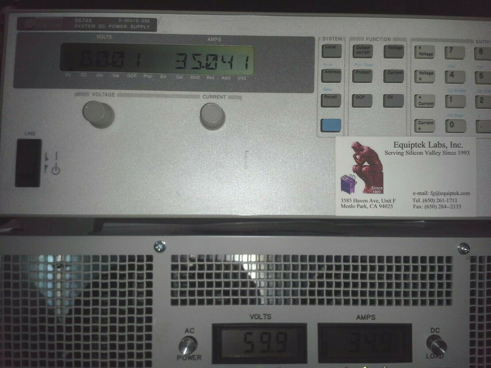 HP 6674A Power Supply