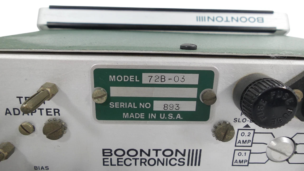 Boonton Electronics Capacitance Meter 72B - High-Quality Testing Tool