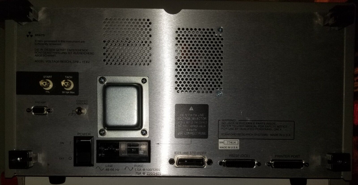 SR785 Dynamic Signal Analyzer by Stanford Research