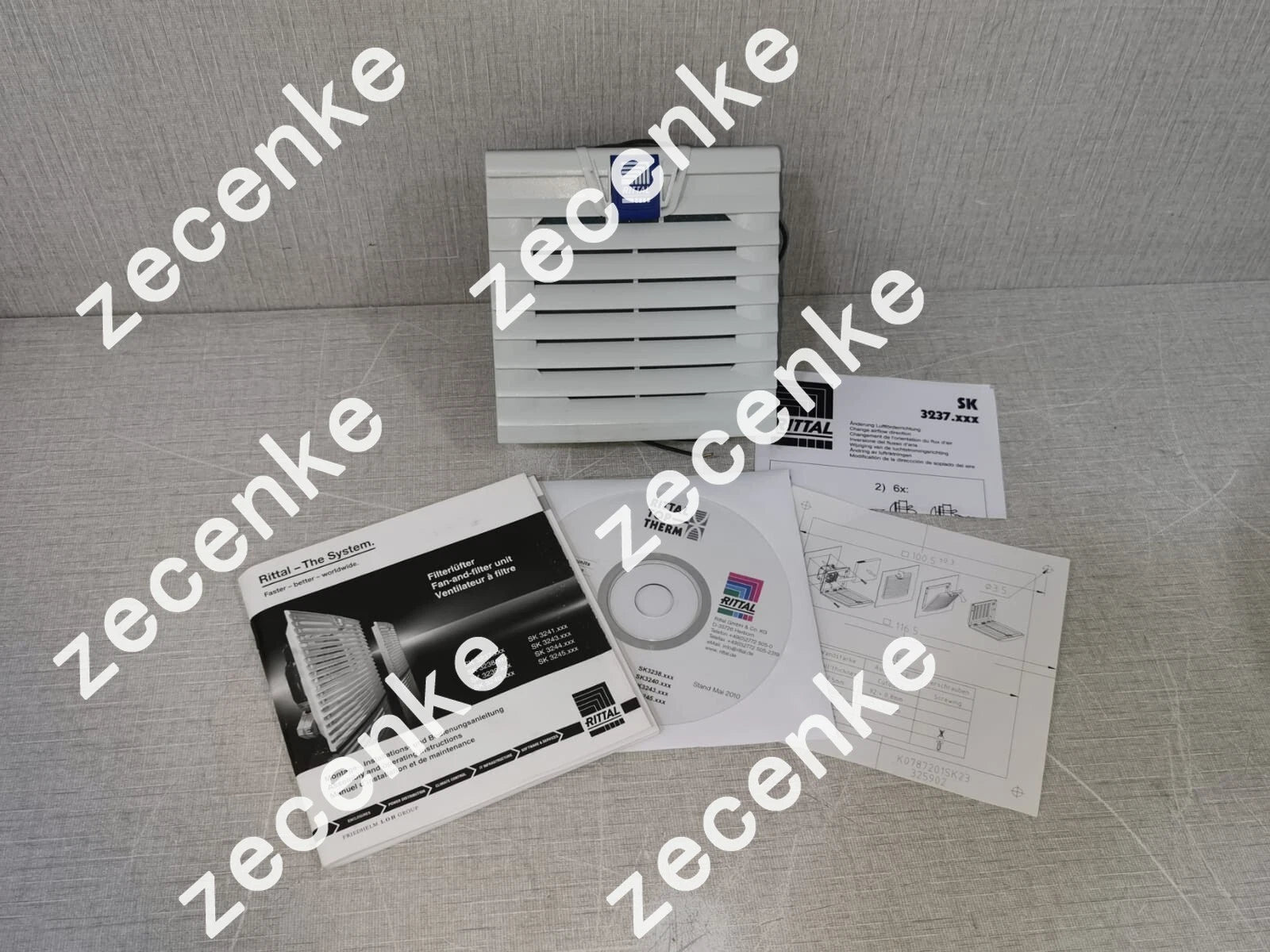 Rittal SK 3237.100 Fan and Filter Unit 230VAC