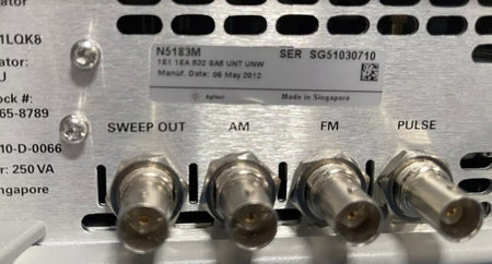 Agilent/Keysight N5183M MXG Signal Generator 100KHz-30GHz with Advanced Options