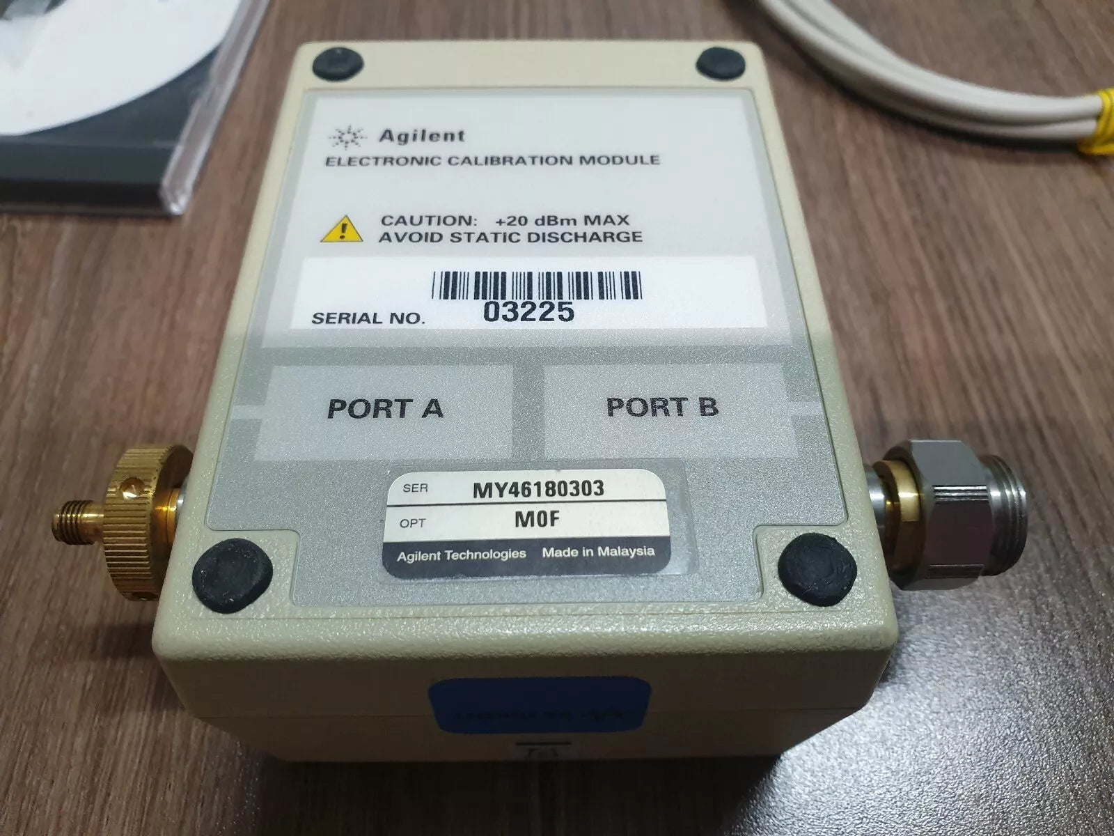 Agilent 85093C 300kHz-9GHz 3.5mm Electronic Calibration Module M0F (0303)