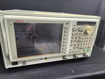Advantest R3767CG Network Analyzer 300 kHz - 8 GHz With Option 11 As-Is