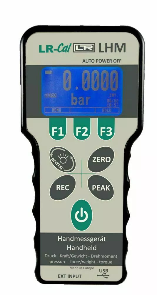 LR-Cal LHM DP Pressure & Torque Meter with Differential Pressure Sensor ±0.05%