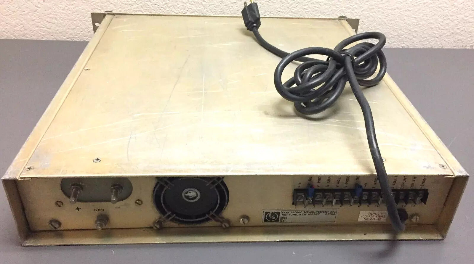EMI SCR 7.5-100-OV Variable/Adjustable DC Power Supply