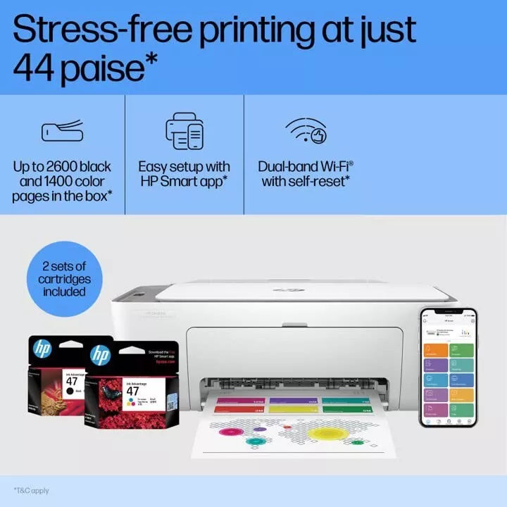 HP Ink Advantage Ultra 4826 All-in-One Printer Dual Band WiFi Smart App Setup