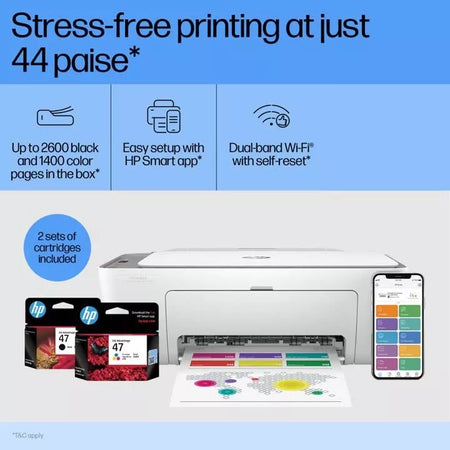 HP Ink Advantage Ultra 4826 All-in-One Printer Dual Band WiFi Smart App Setup
