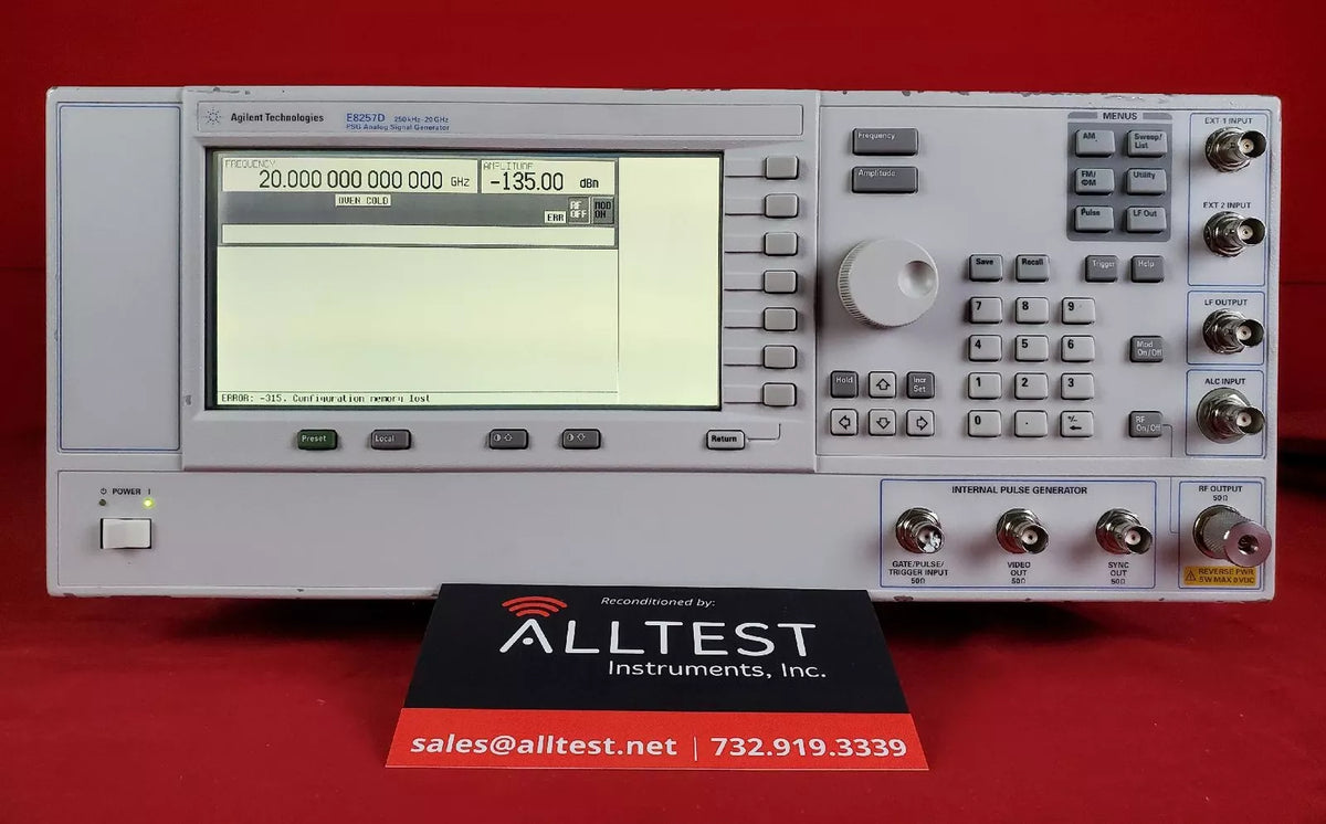 Agilent Keysight E8257D PSG Analog Signal Generator