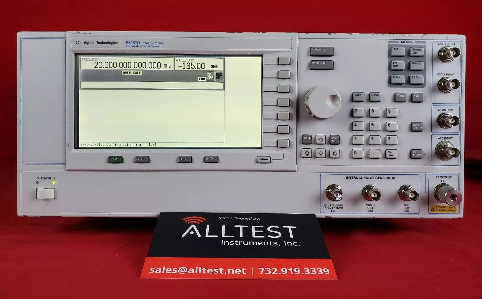 Agilent Keysight E8257D PSG Analog Signal Generator