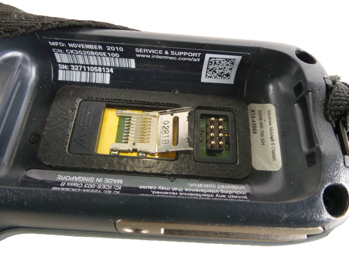 Lot of 2 Intermec CK3NI CK3G20B00E100 Barcode Scanner