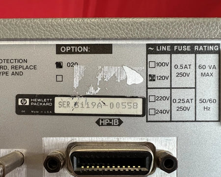 Agilent/Keysight 6060B 020 DC Load 0-60V/60A, 300 Watt Max