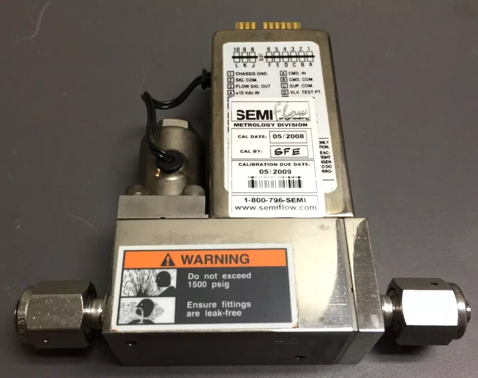 Brooks Instruments Books-5964C Mass Flow Controller P/N: 35-1%B2H6/AR-500C-4