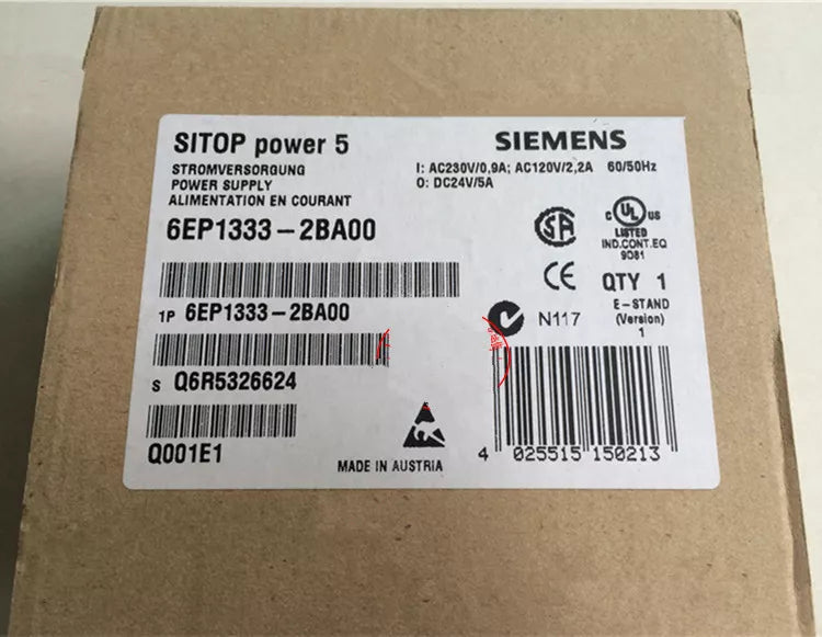 Siemens 6EP1333-2BA00 Power Supply - 1PC New