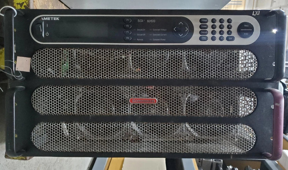 Sorensen SGI60-500E 1348A00251 DC Power Supply, 60 V, 500 A, 30000 W