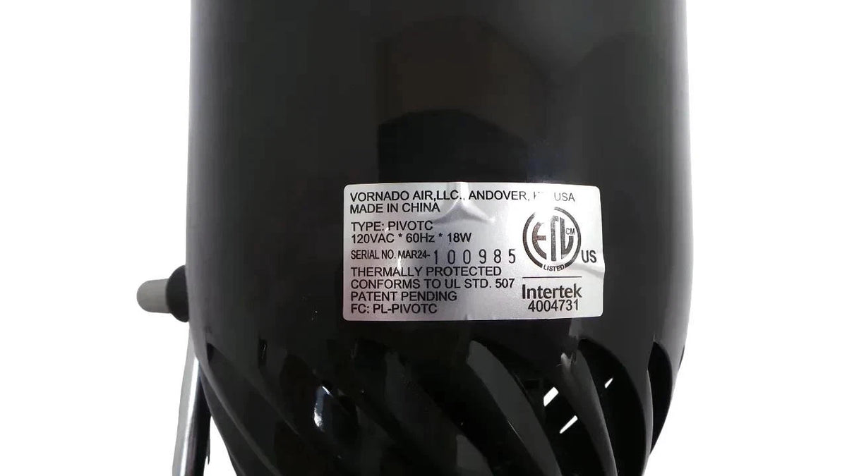 Vornado Pivot Clip Personal Air Circulator Fan 3 Speeds, Black-Free shipping