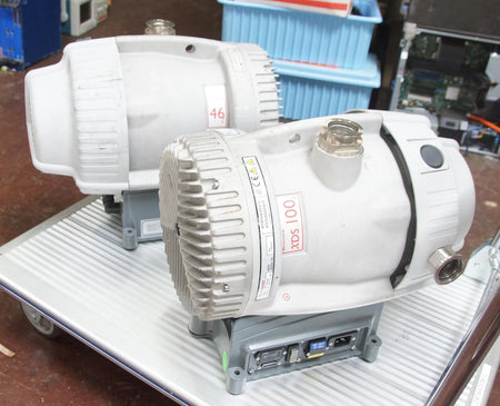 Pair of Edwards XDS46i / XDS100 Dry Scroll Vacuum Pumps AS-IS