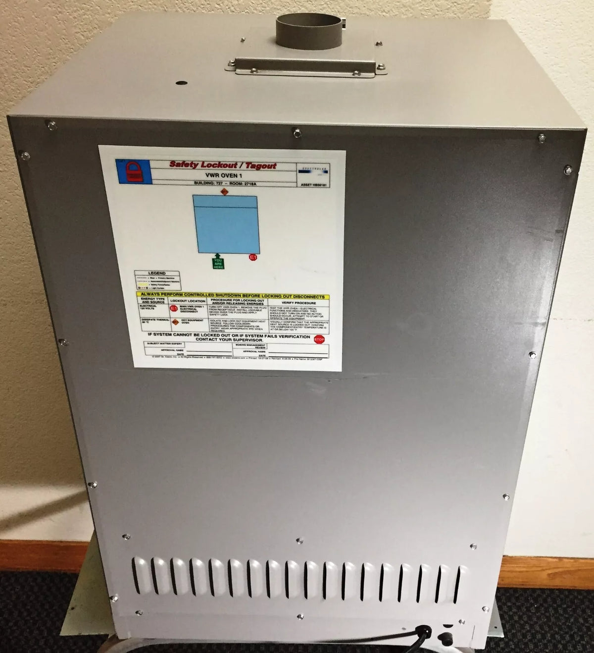 VWR-Sheldon Model 1330FM P/N 9071047 Forced Air Flow Table Top Oven