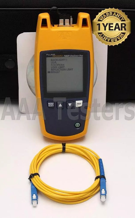 Fluke Networks Fiber OneShot PRO SM Fiber Troubleshooter One Shot - XG eqpt