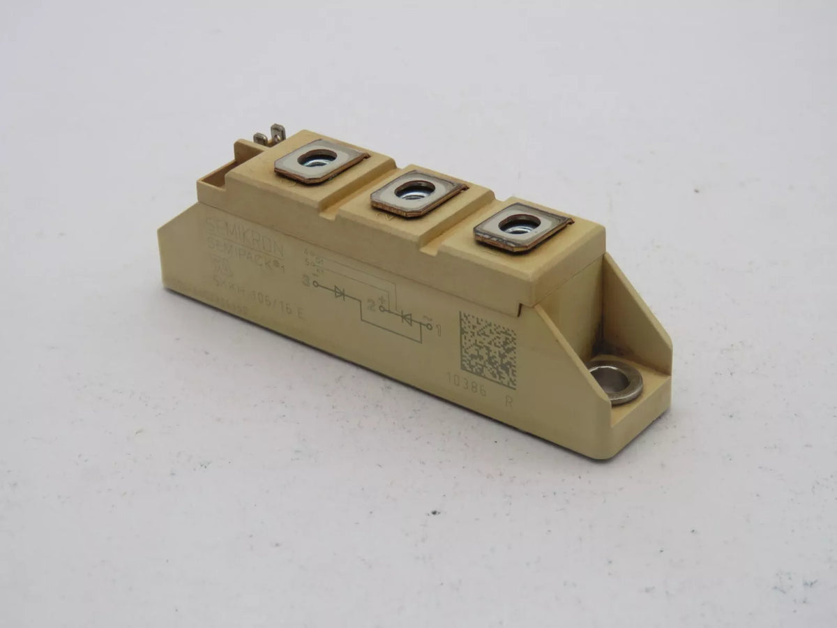 Set of 3 Semikron SKKH106/16E Thyristor Module 106A 1.6KV A 47