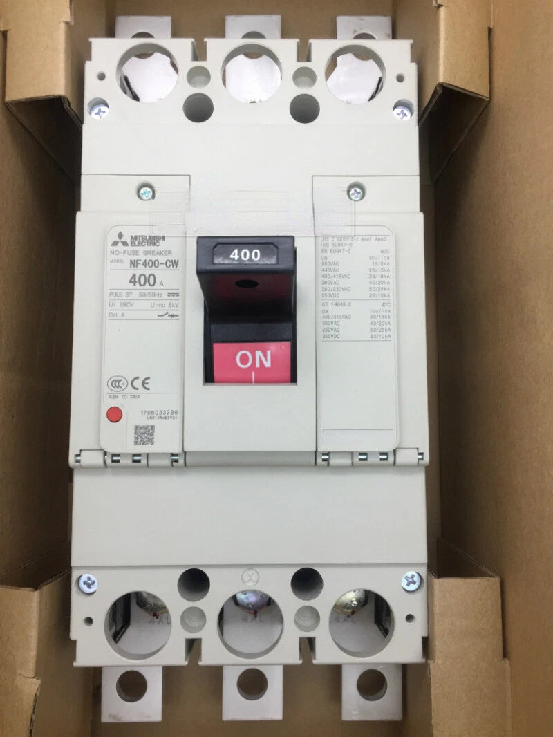 Mitsubishi NF400-CW 3P 400A Circuit Breaker