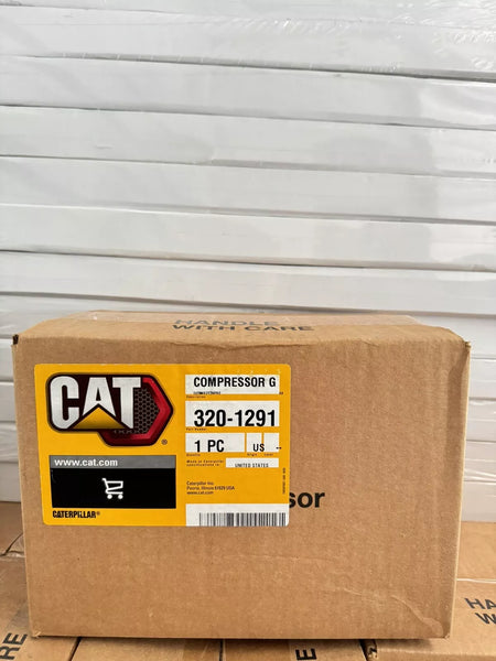 Genuine Caterpillar 320-1291 A/C Compressor - New Sealed