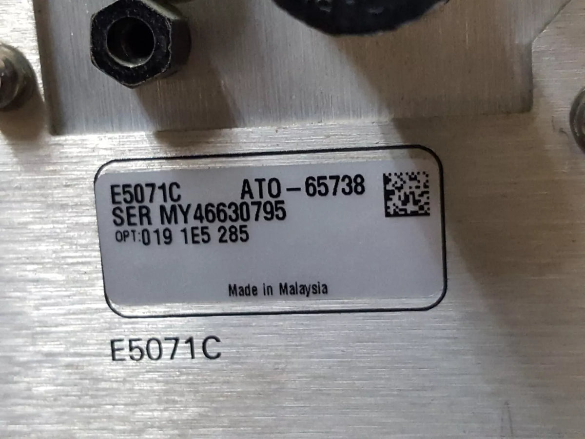 Keysight E5071C Network Analyzer 100kHz-8.5GHz Opt. Win7 285 1E5 (0795)