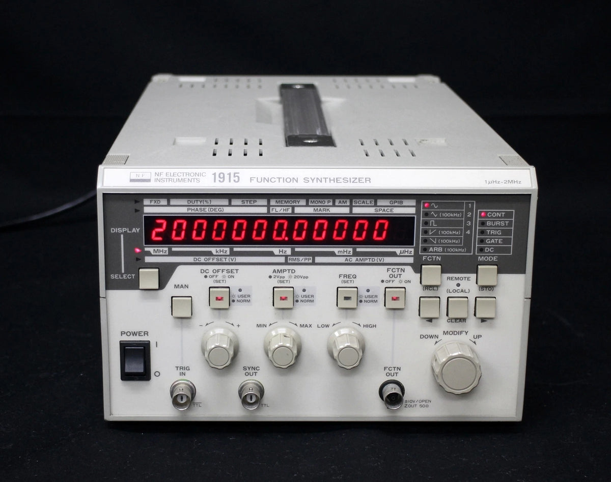 NF 1915 2MHz Function Synthesizer with Digital Display