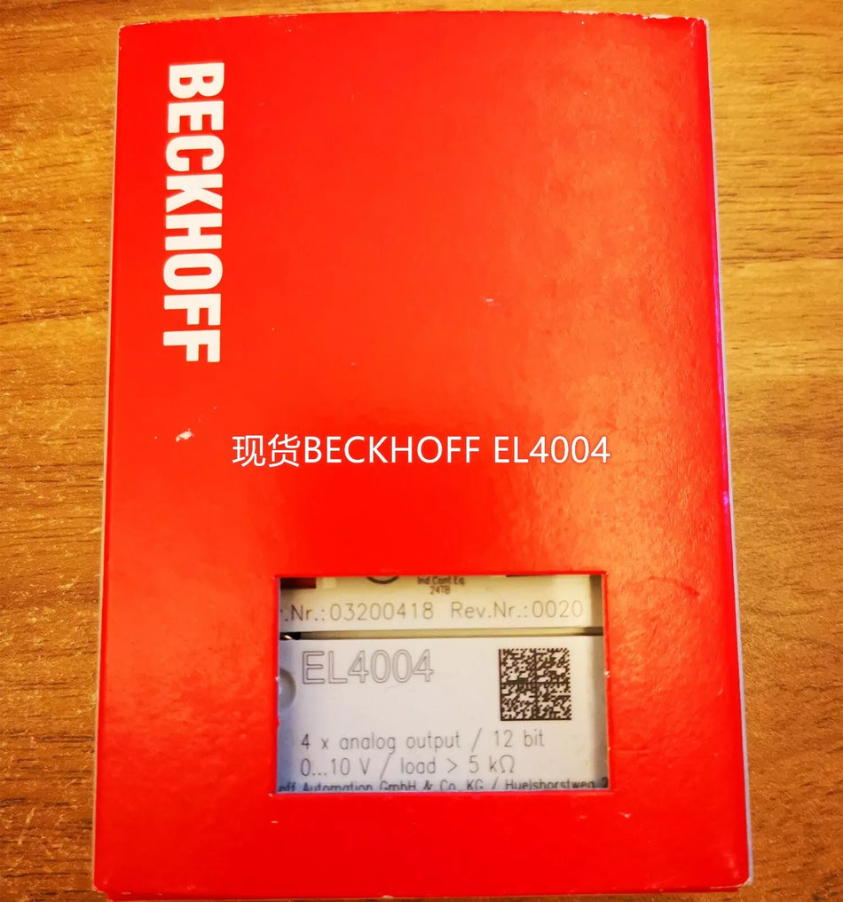 1 PC NEW Beckhoff EL4004 Module#B21U CL