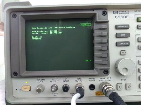 HP Agilent 8560E spectrum analyzer 30Hz to 2.9GHz , Elapsed Time 3170 Hours