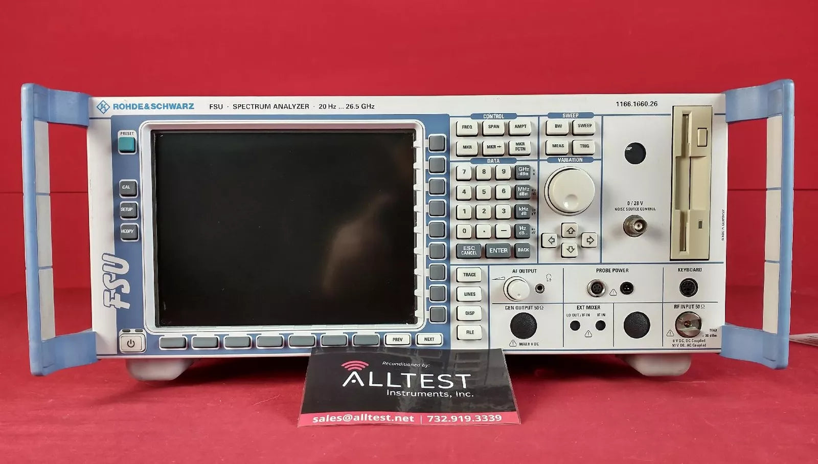 Rohde and Schwarz FSU26 200016 Spectrum Analyzer 20 Hz to 26.5 GHz