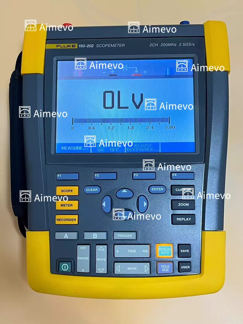 Fluke 190-202/2CH 200MHz 2.5GS/S ScopeMeter Oscilloscope