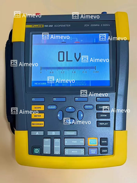 Fluke 190-202/2CH 200MHz 2.5GS/S ScopeMeter Oscilloscope