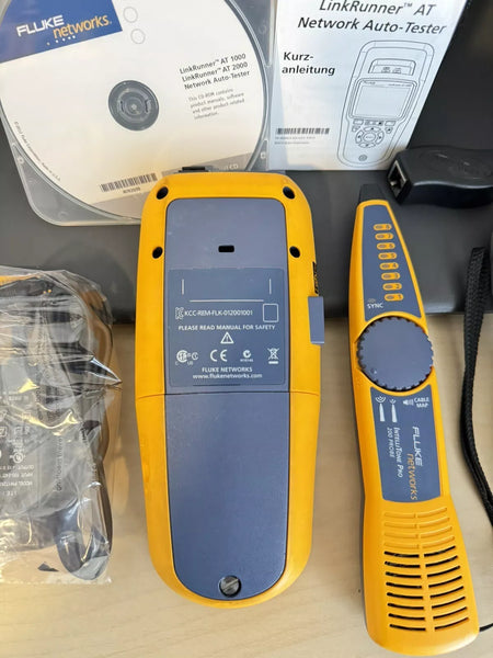 Fluke Networks LRAT-2000 LinkRunner AT-2000 Auto Tester with Fluke IntellitoneProbe
