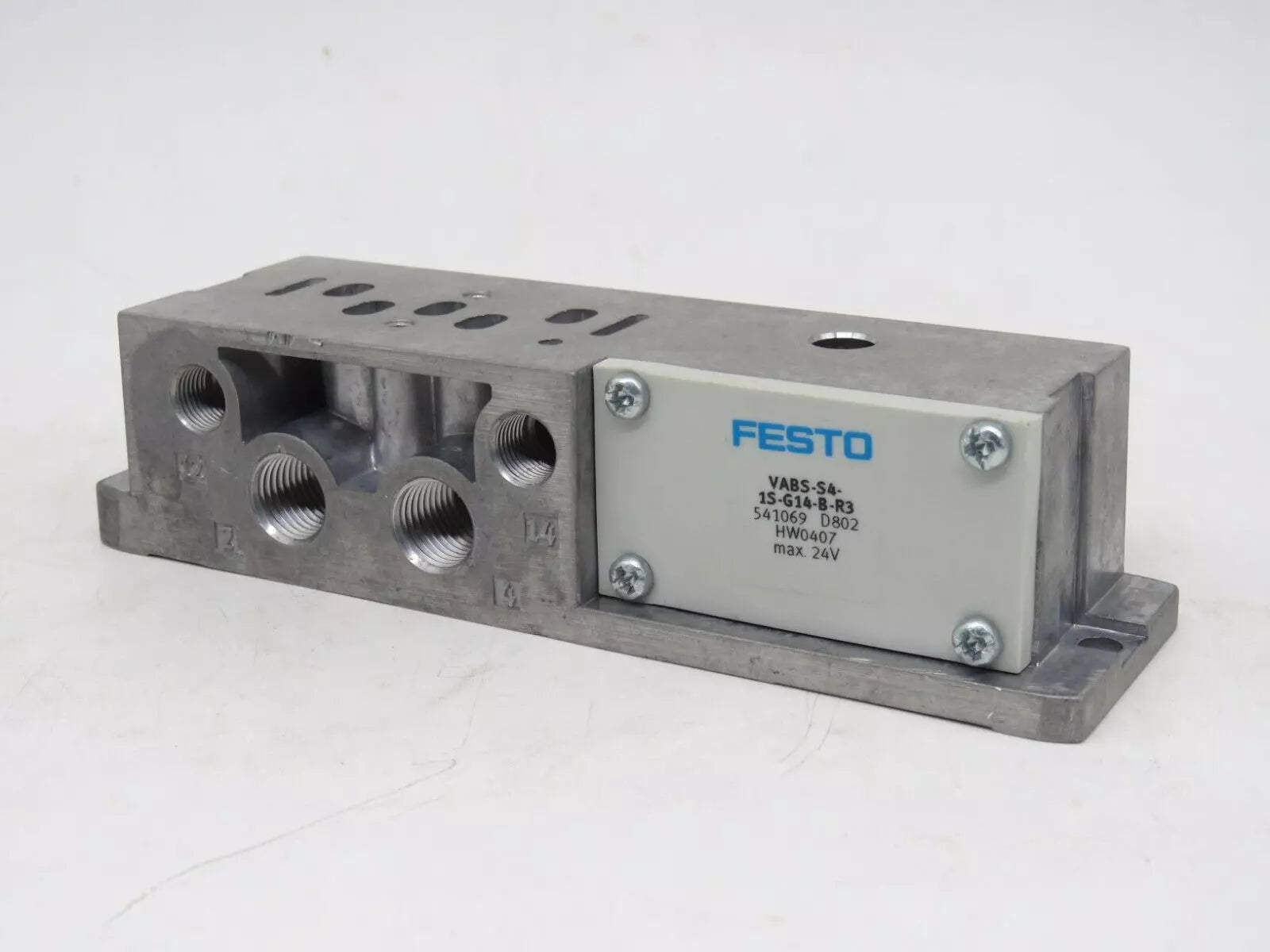 FESTO VABS-S4-1S-G14-R3 Sub-base Internal Pilot Air Supply Port