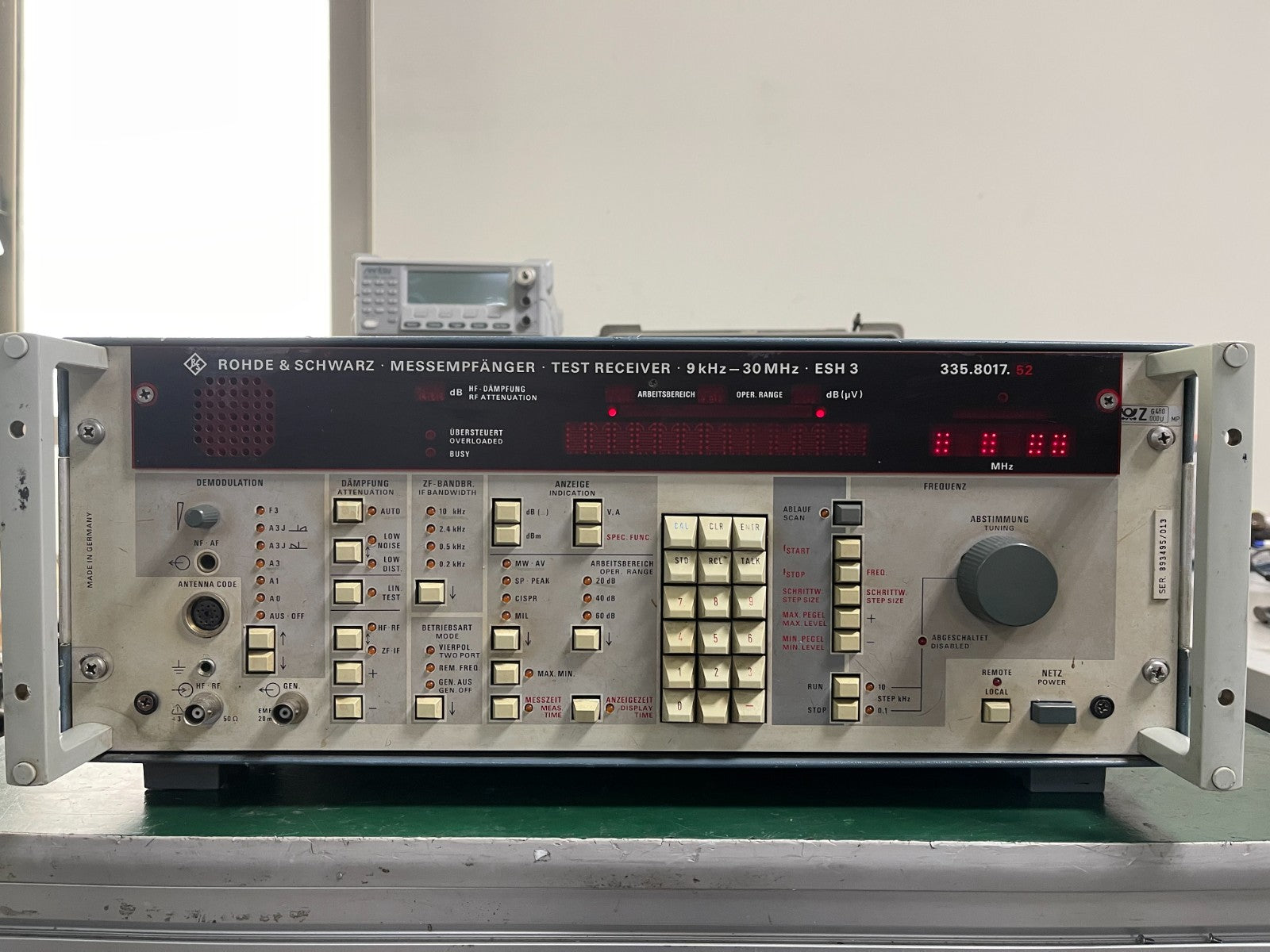 Rohde & Schwarz ESH3 EMI Test Receiver 9KHz - 30MHz - XG eqpt