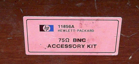 Agilent/Keysight 11856A AT419947874 75Ohm BNC Accessory Kit