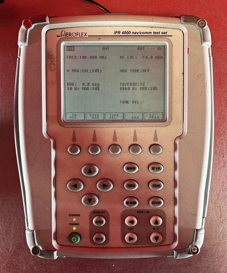 Aeroflex IFR 4000 Nav/Comm Flightline Test Set MOD 7 SN 103001261
